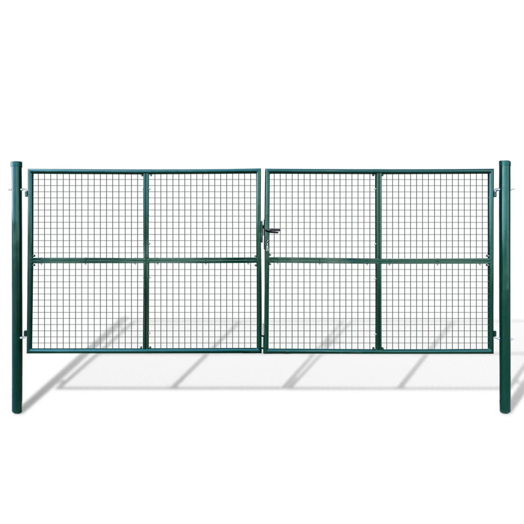 Gard din plasă pentru grădină 415 x 200 cm/400 x 150 cm vidaxl.ro