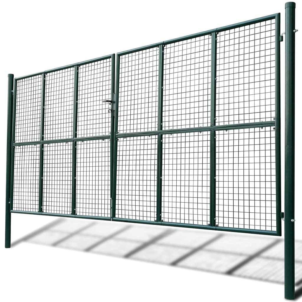 vidaXL Tuinpoort (gevlochten / 415 x 225 cm / 400 x 175 cm) afbeelding