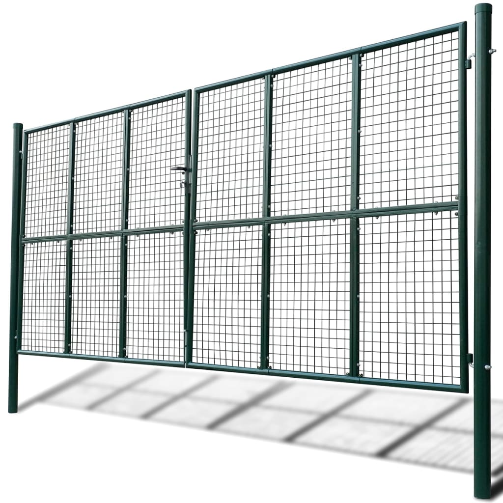 

vidaXL Tuinpoort met gaasmatvulling 415 x 250 cm / 400 x 200 cm