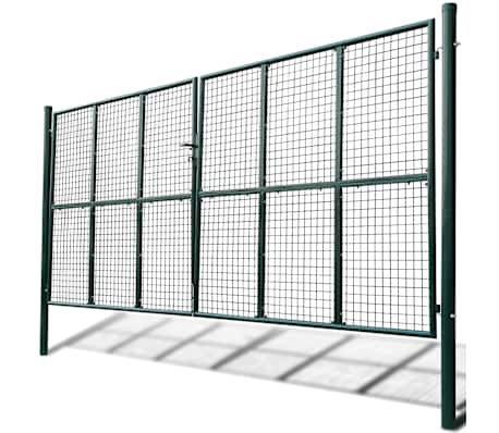 vidaXL Mesh Garden Gate 400x200 cm