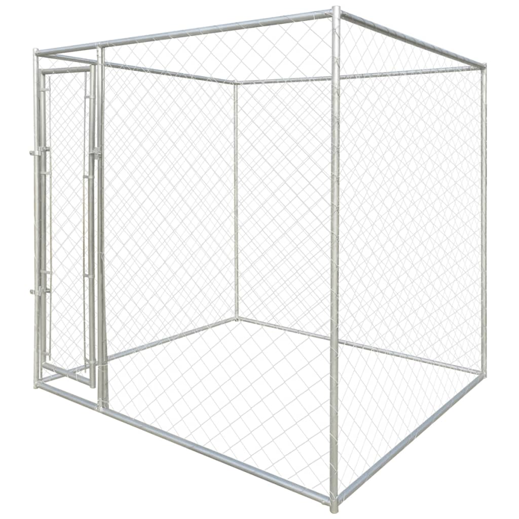 vidaXL Hondenkennel voor buiten 2x2 m