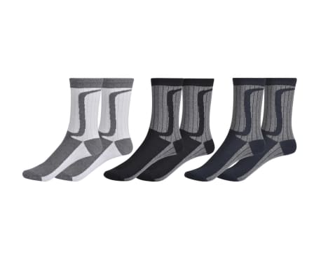 Herren Sport Socken 39-42 (24 Paar) Zweifarbig