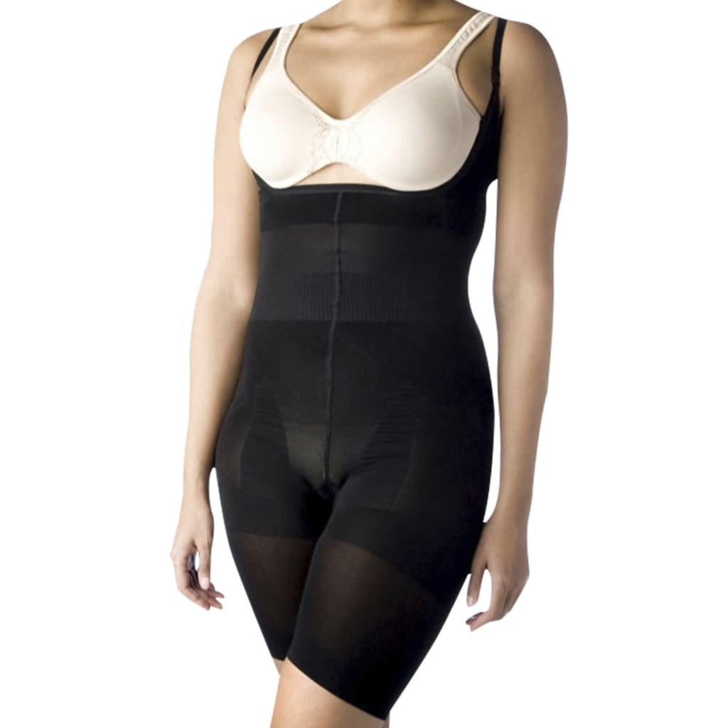 

vidaXL Shapewear full-body voor vrouwen Maat L (Zwart en Beige)