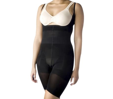 Body Modellatore Donna 2 pz Nero / Beige Misura XXL