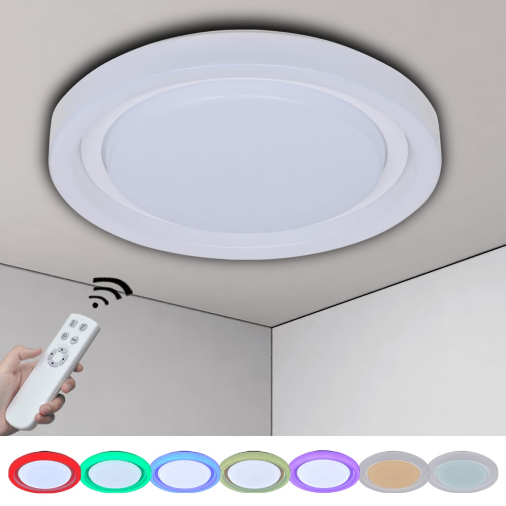 Lámpara para el techo con luces LED RGB, 22 W