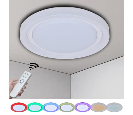 Lámpara para el techo con luces LED RGB, 22 W