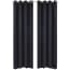  vidaXL 2 db fekete sötétítőfüggöny fémkarikákkal 135 x 245 cm termék 2. képe