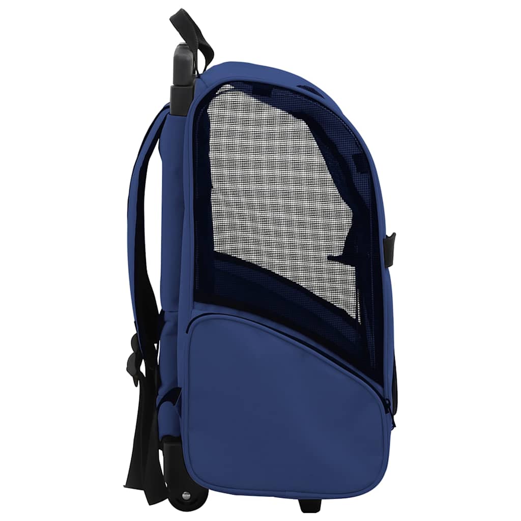 Thumbnail - vidaXL Trolley für Haustiere 3-in-1 Faltbar Blau