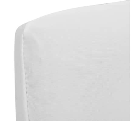 50 housses de chaise dos droit extensibles blanches