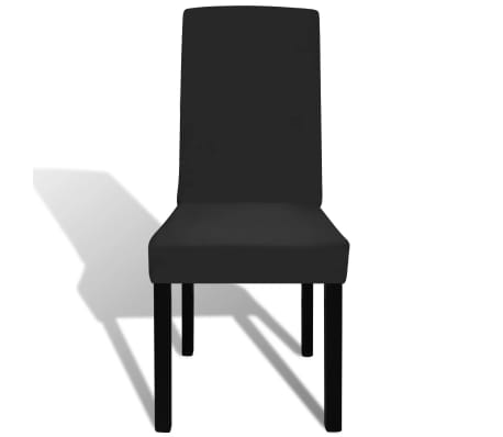Hoes voor stoelen 50 stuks stretch (zwart)