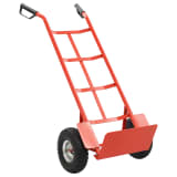 Red and Black Metal Foldable Cart