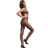 Sexy Crotchless Body Strømper 1 Størrelse