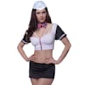 Conjunto de lingerie marinheira sexy 4 pcs tamanho L/XL