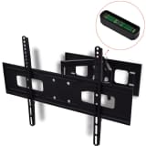 vidaXL Dubbelarmat vrid/lutbart TV-väggfäste 3D 600 x 400 mm 37" - 70"