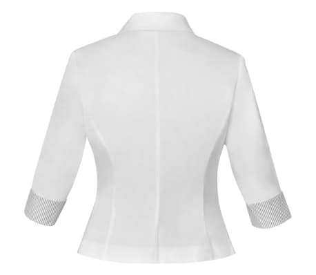 hvid kort blazer hvid kort blazer