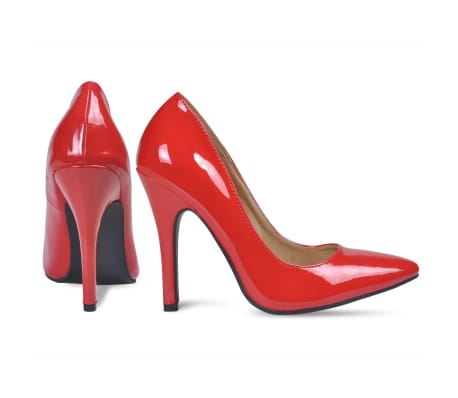 Chaussures à talons hauts rouges pour femme taille 40