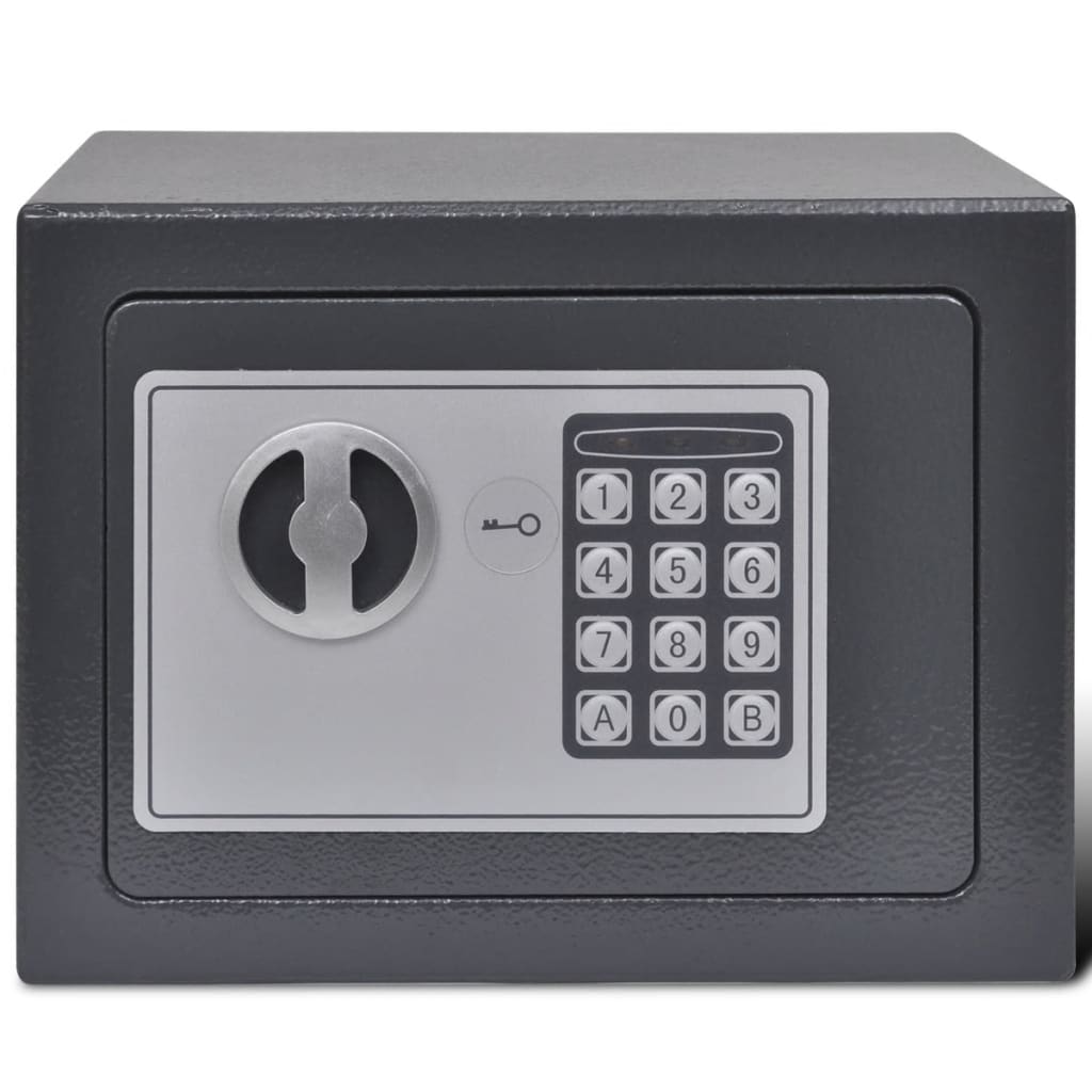 vidaXL Digital safe elektronisk 23x17x17 cm