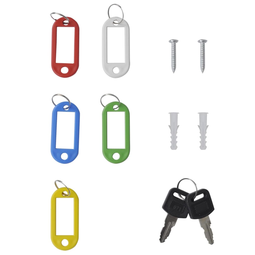 

vidaXL Sleutelkast met 48 sleutelhangers