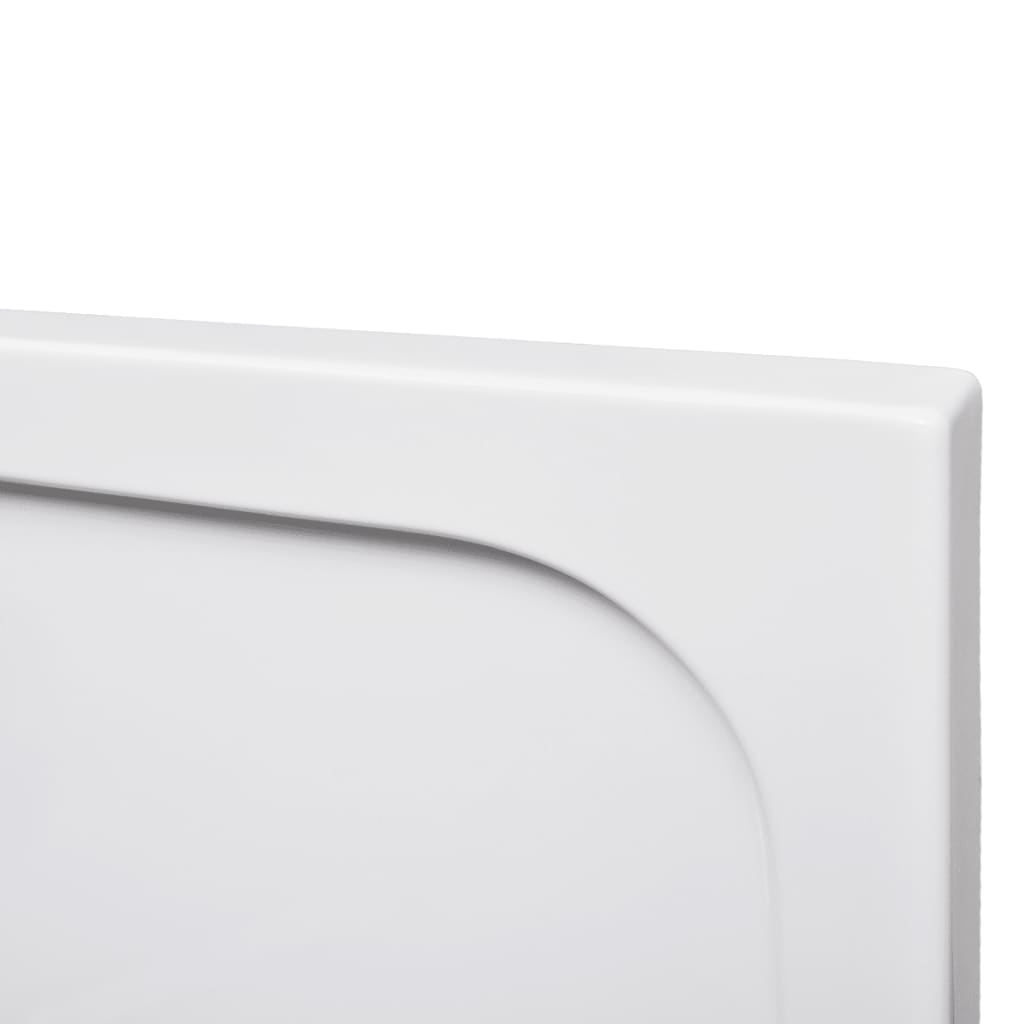 Fehér négyzet alakú ABS zuhanytálca 80 x 80 cm 