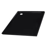 Bandeja base retangular para duche preta 90 x 90 cm