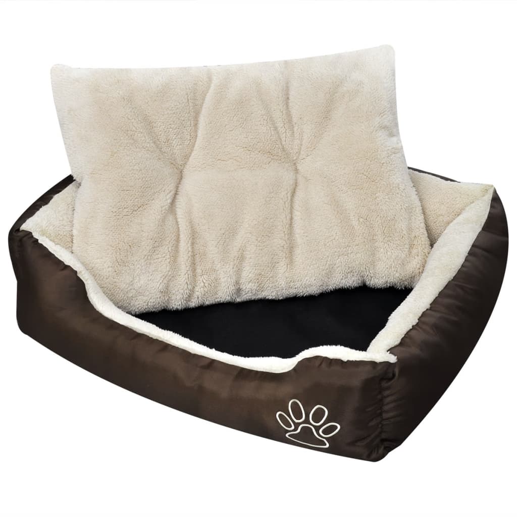 Lit pour chiens avec coussin rembourré Taille XL