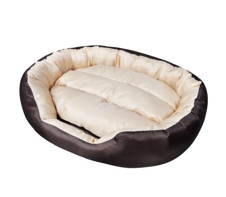 Panier chaud pour chien 4-en-1 avec coussin rembourré taille L