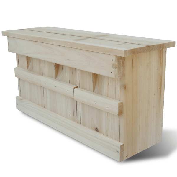 vidaXL Pesakast lindudele 44x15,5x21,5 cm