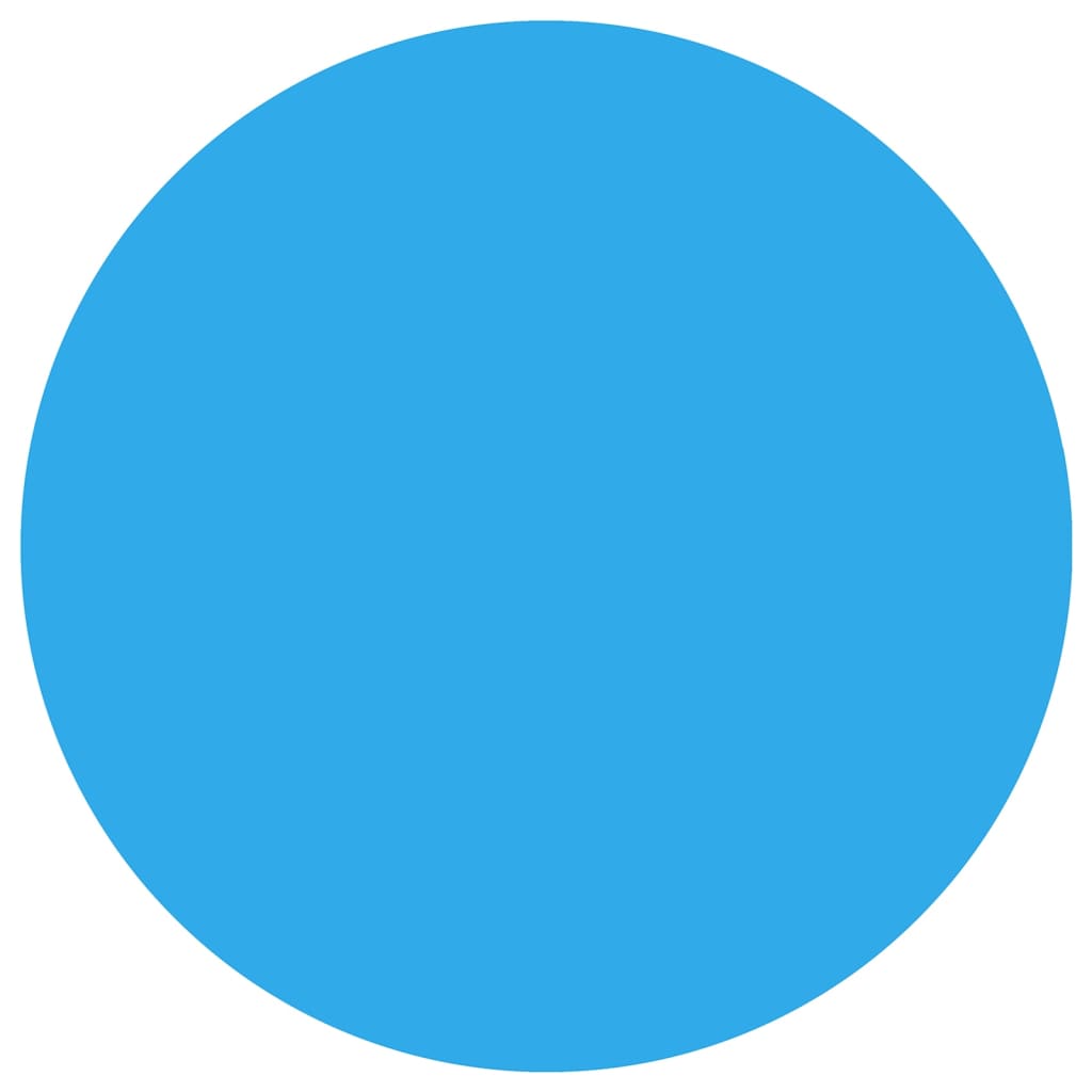 Folie solară rotundă din PE pentru piscină, 488 cm, albastru