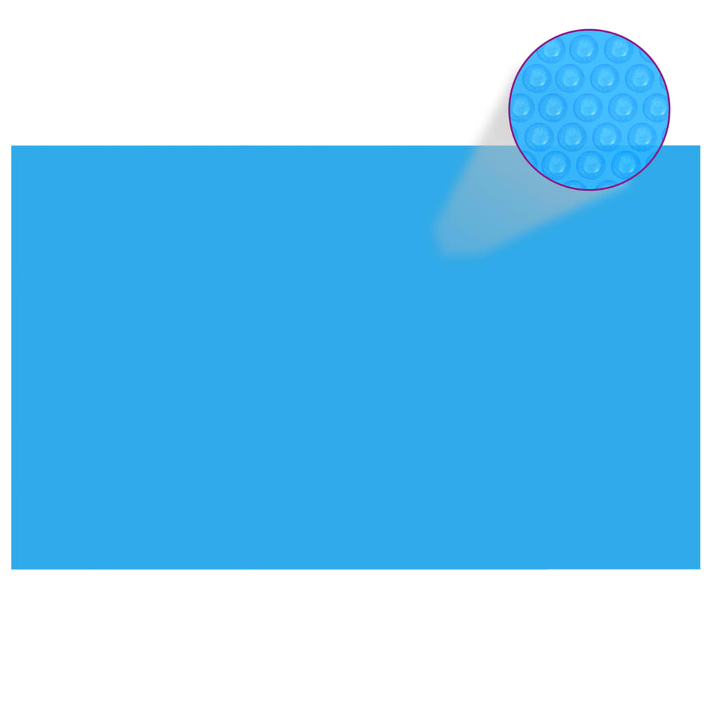 vidaXL Rechteckige Pool-Abdeckung 260 x 160 cm PE Blau