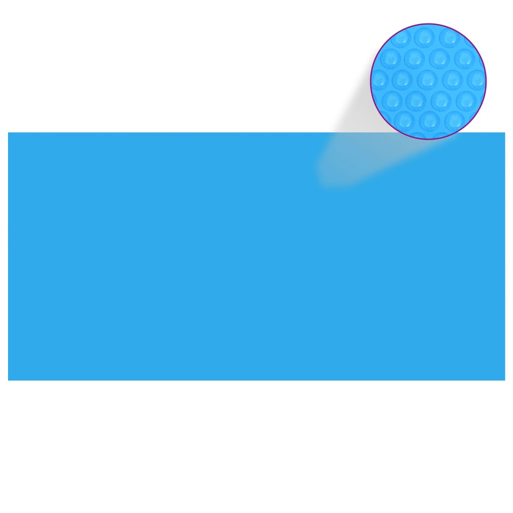 Folie dreptunghiulară pentru piscină din PE, 549 x 274 cm, albastru vidaXL