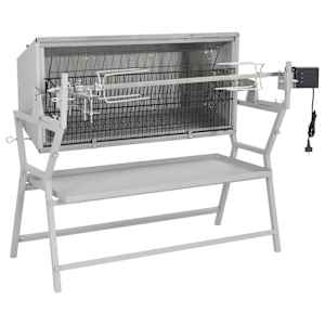 Rotisserie železo a nerezová ocel grilovací jehla - obrázek 4