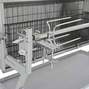 Rotisserie železo a nerezová ocel grilovací jehla - obrázek 7