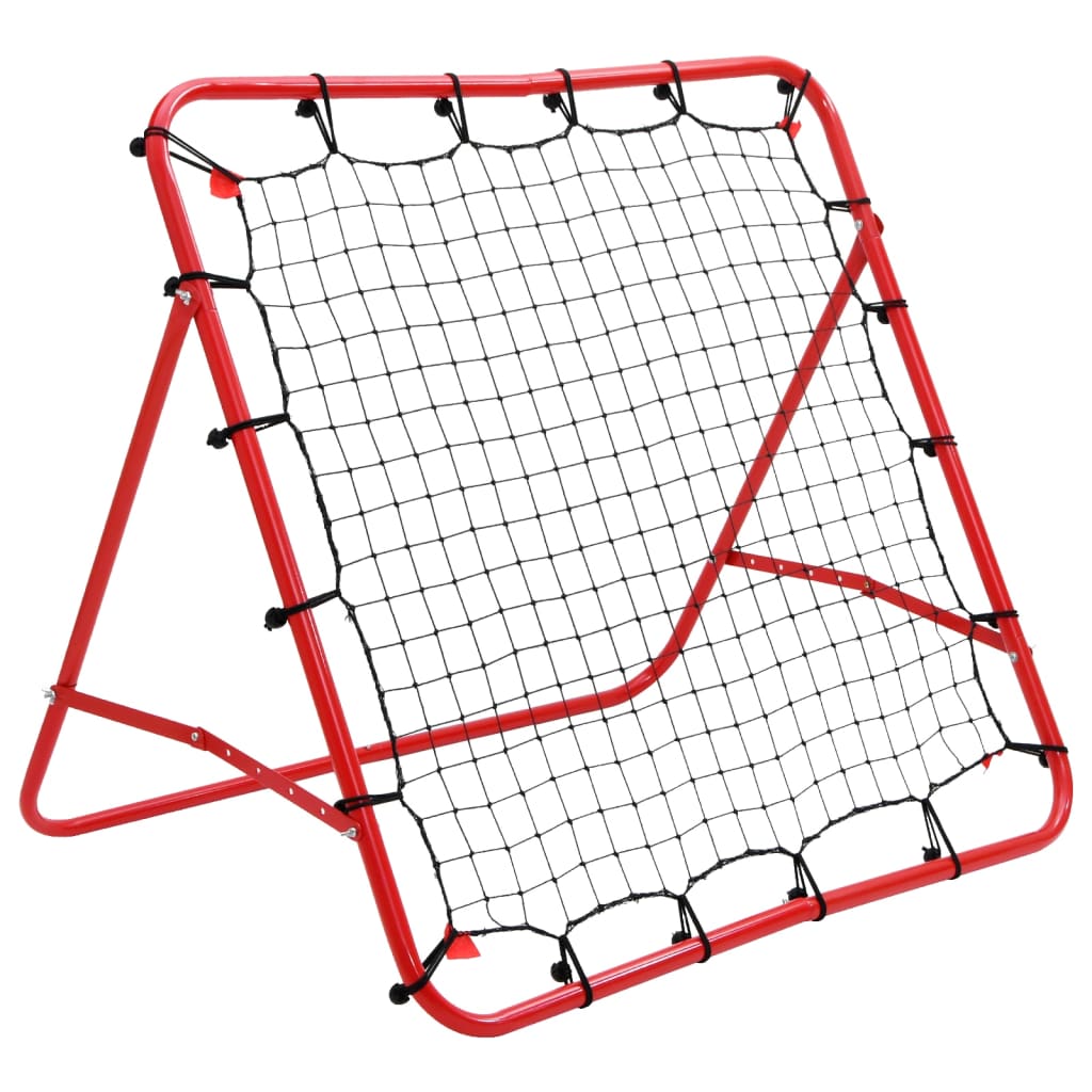 vidaXL Verstellbarer Fußball Kickback Rebounder 100x100 cm