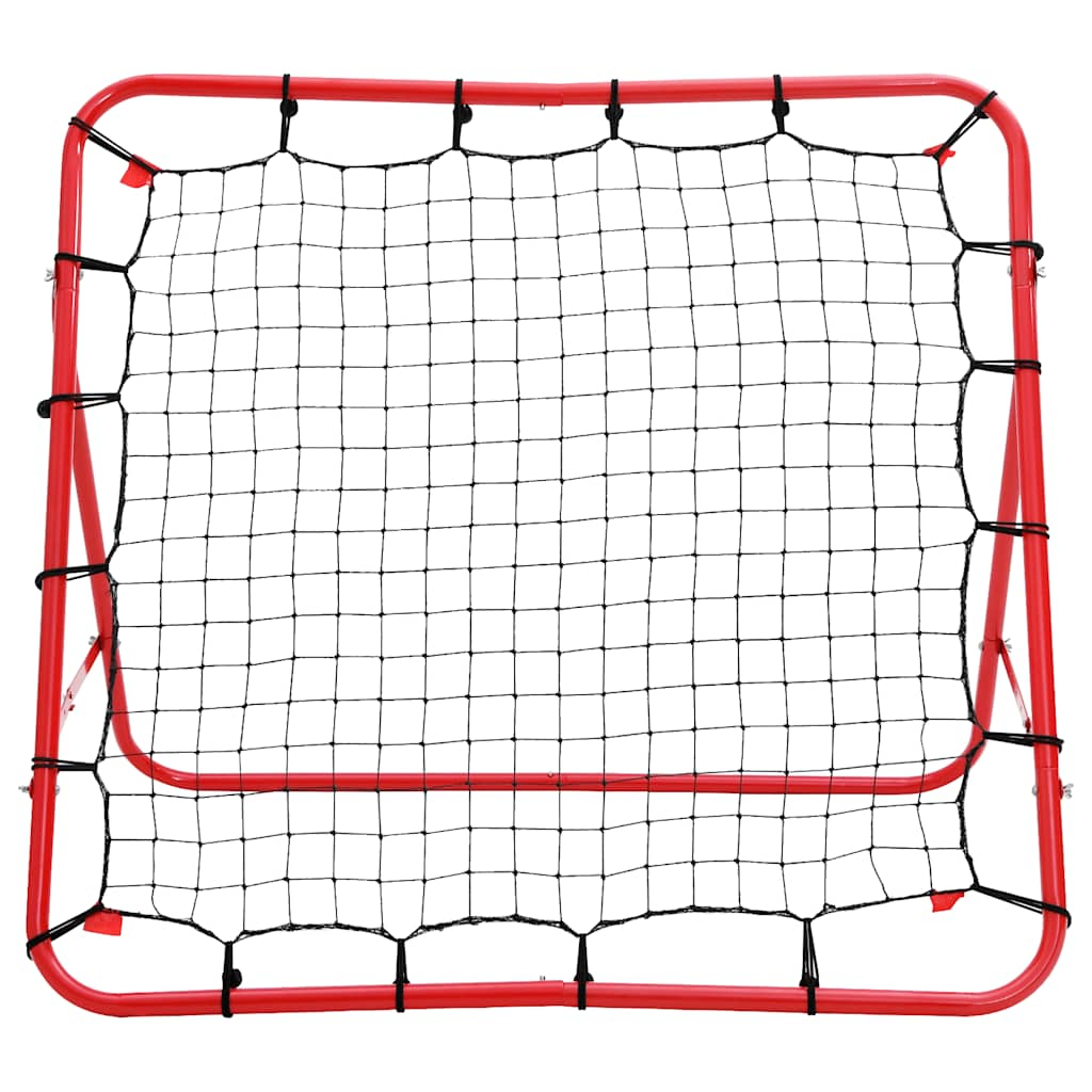 

vidaXL Voetbal kickback rebounder verstelbaar 100x100 cm