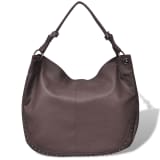 Große Damentasche Schultertasche Handtasche Dunkelbraun