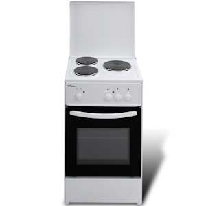 Elektroherd Standherd mit 3 Kochplatten 50 x 50 cm