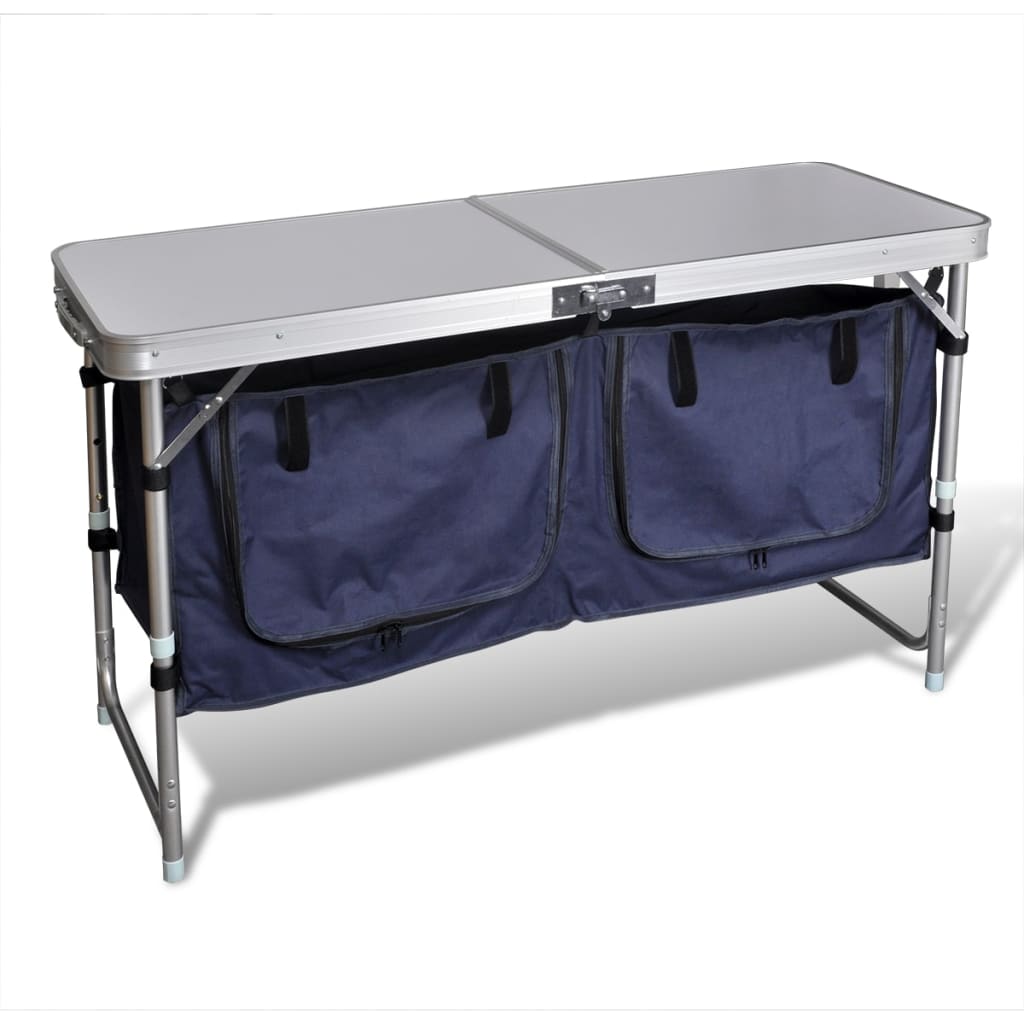 Foldable Camping Cupboard With Aluminum Frame Vidaxl Com