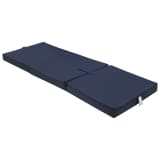 vidaXL Tridelna vzmetnica iz pene 190 x 70 x 9 cm modra