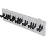 Bengaleiro design teclado piano com 16 ganchos pretos