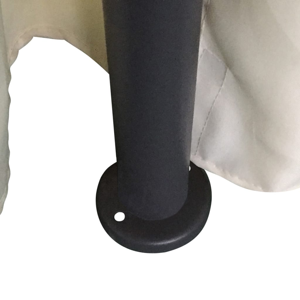 Belvédère Rideaux Rond 3,5x2,7 m Anthracite Jardin Tonelle officiel Pavillon vidaXL
