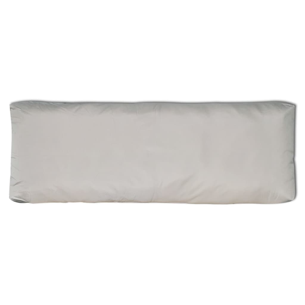 vidaXL Tapecirani jastuk za naslon sjedala pijesak bijeli 120 x 40 x 10 cm