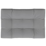 Grey Upholstered Seat Cushion 120 x 80 x 10 cm