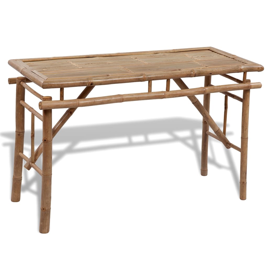 Beer Table With 2 Benches 100 Cm Bamboo VidaXL 13 width=274