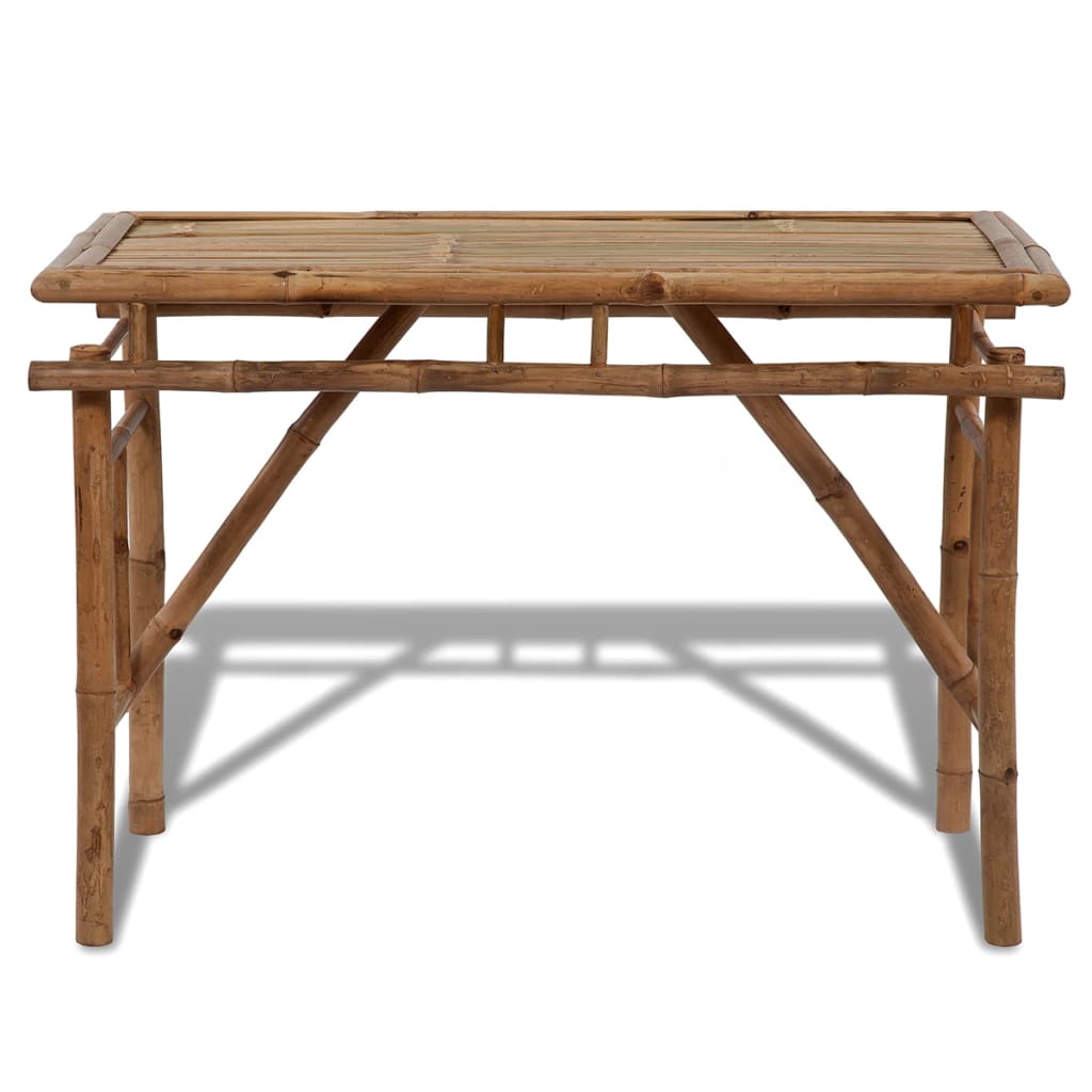 vidaXL Folding Garden Table 120x50x77 cm Bamboo