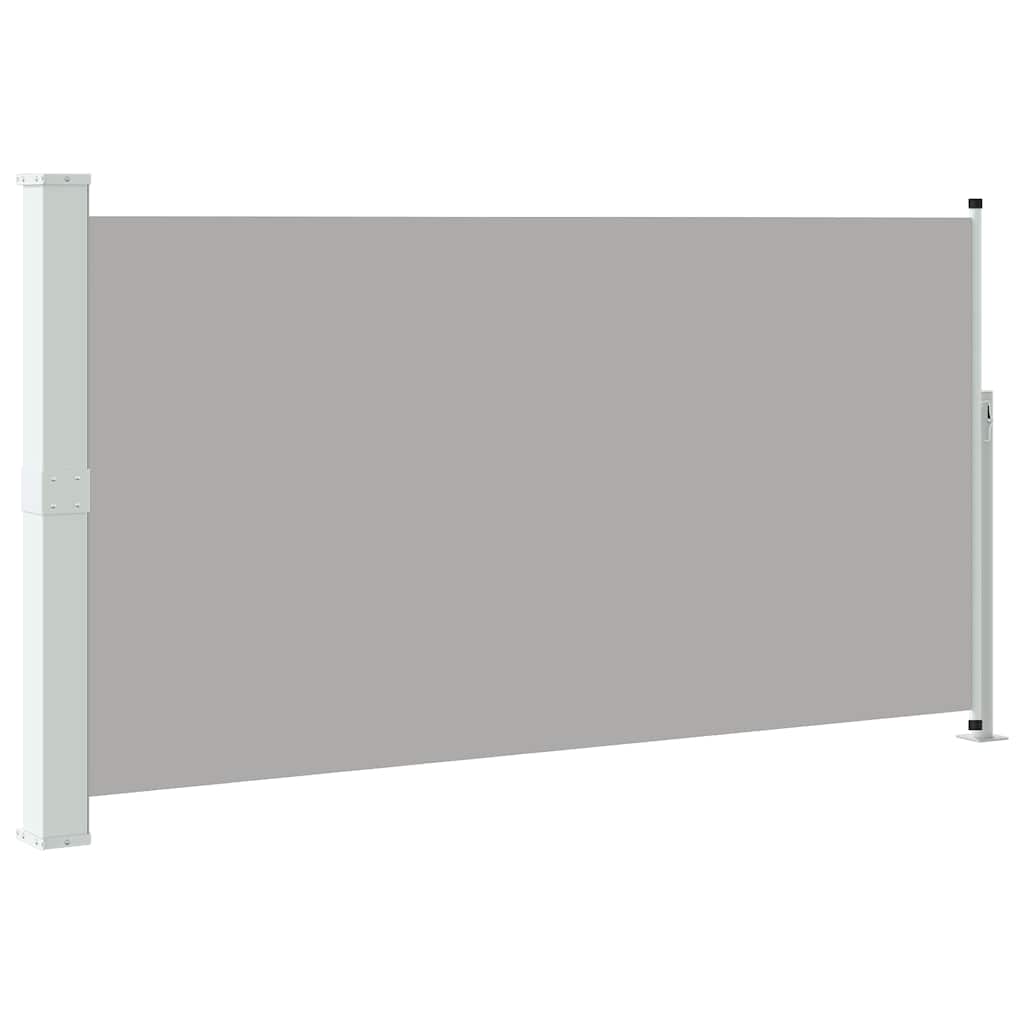 vidaXL Zatahovací boční markýza 160 x 300 cm šedá