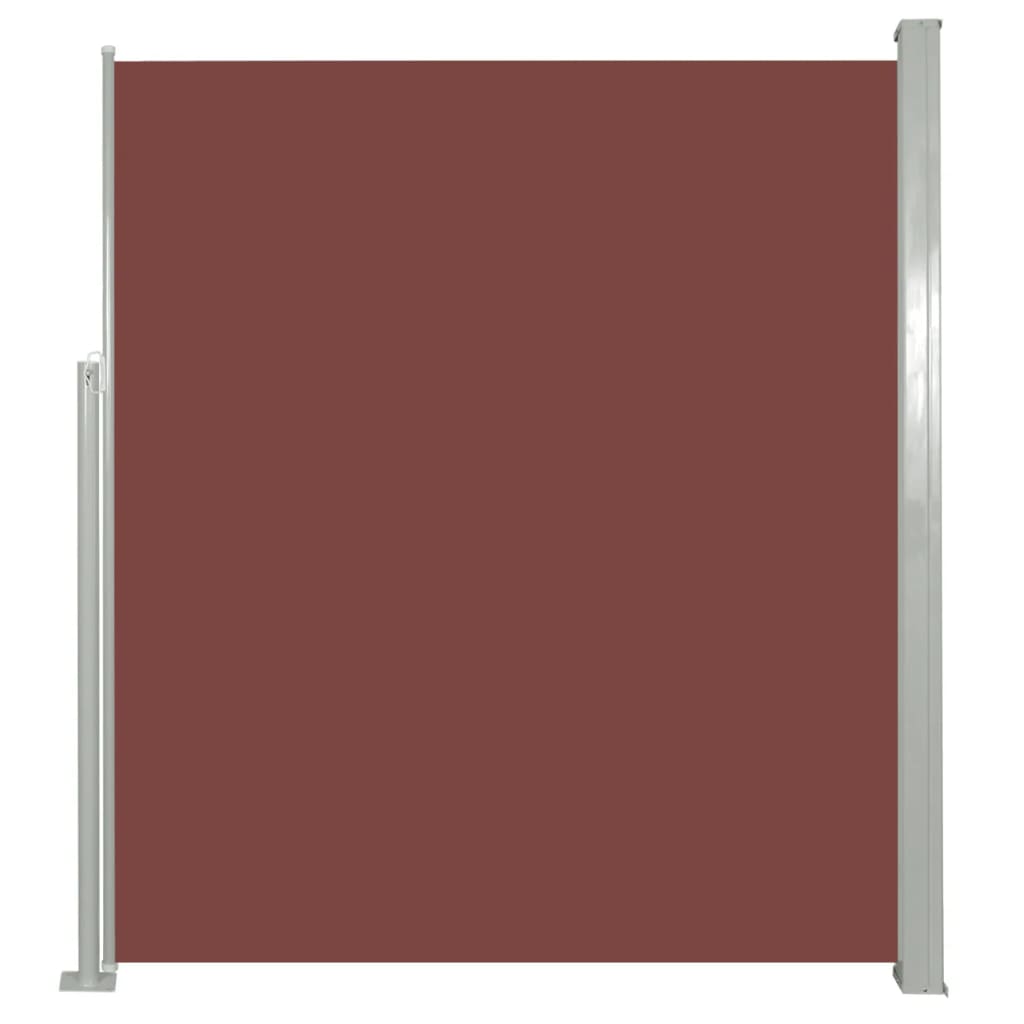 

Patio Retractable Side Awning 63"x118" Brown