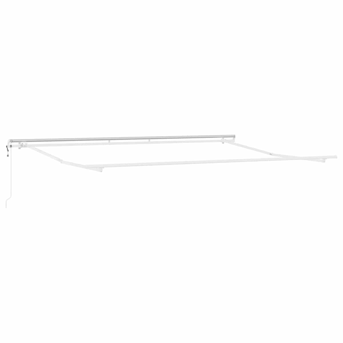 Markiseramme 4x3 m Automatisk Rul-tilbage Aluminium - Billede 2