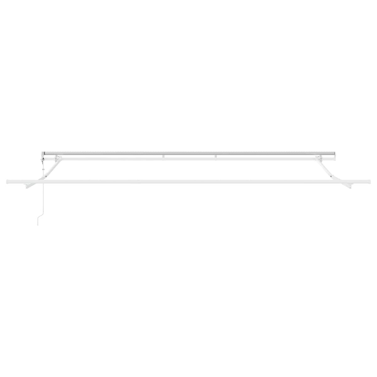 Markiseramme 4x3 m Automatisk Rul-tilbage Aluminium - Billede 3