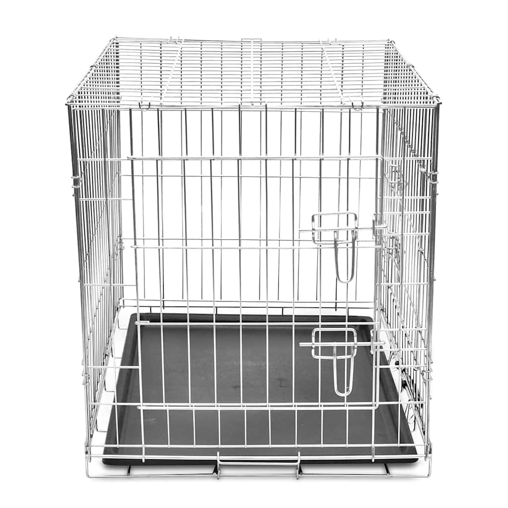 Cage Métallique Et Pliable Pour Chiens M VidaXL 12 width=274