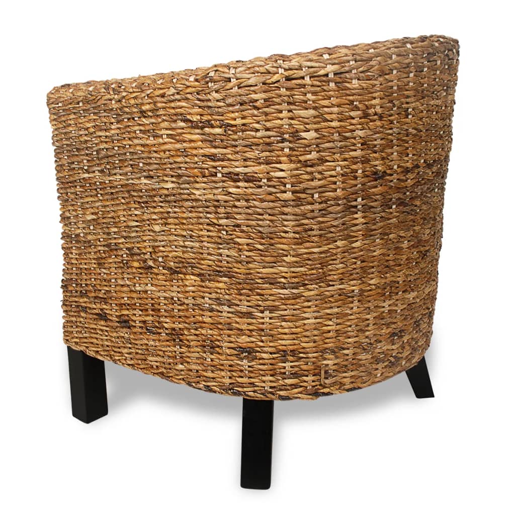 

vidaXL Fauteuil handgeweven echt natuurlijk abaca